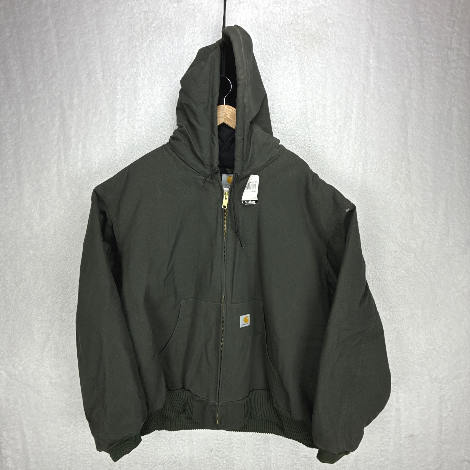 Carhartt Active Jacket Quilt Lined Mens 4xl J140 Dgr Dark Green Nwt Nos